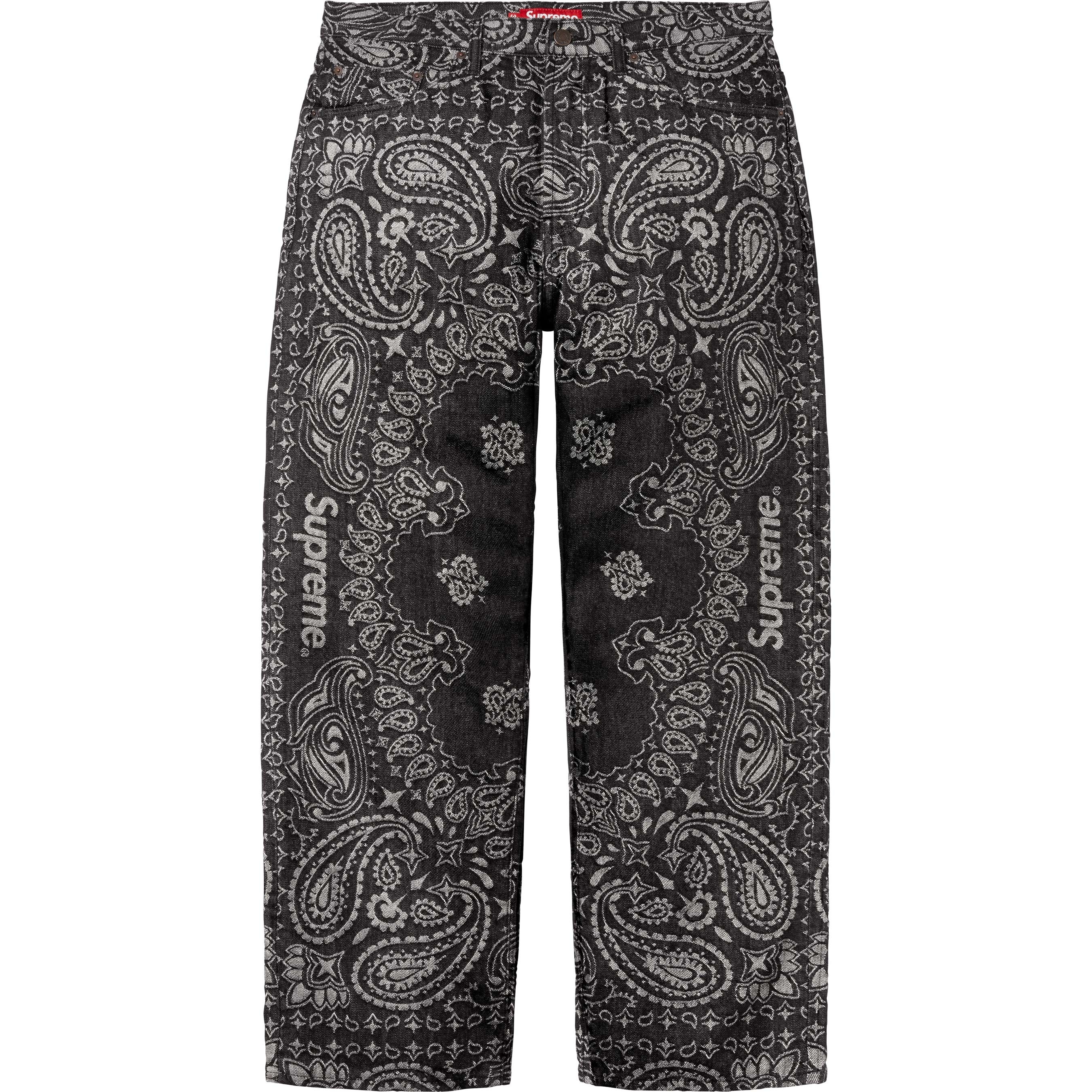 Bandana Jacquard Baggy Jean view 9